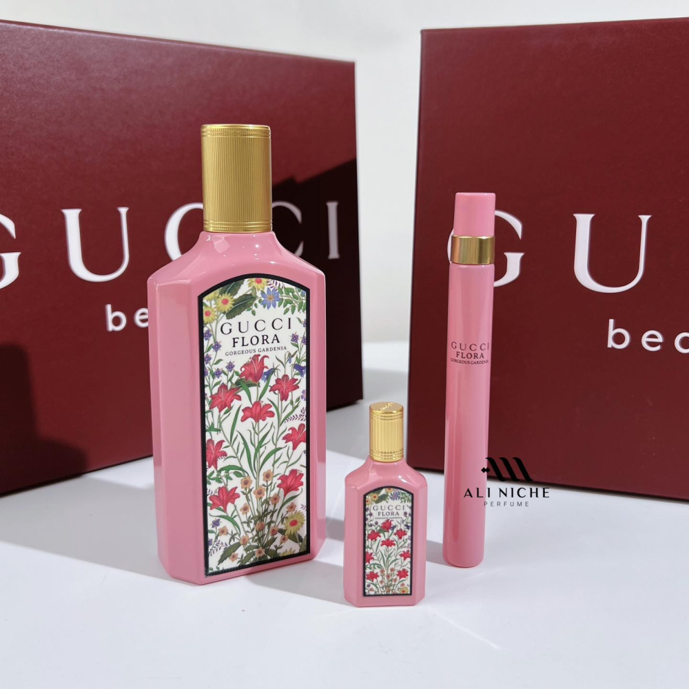 SET Gucci Flora Gorgeous Gardenia EDP